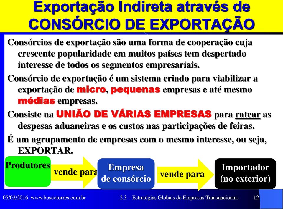 Consórcio de exportação é um sistema criado para viabilizar a exportação de micro, pequenas empresas e até mesmo médias empresas.