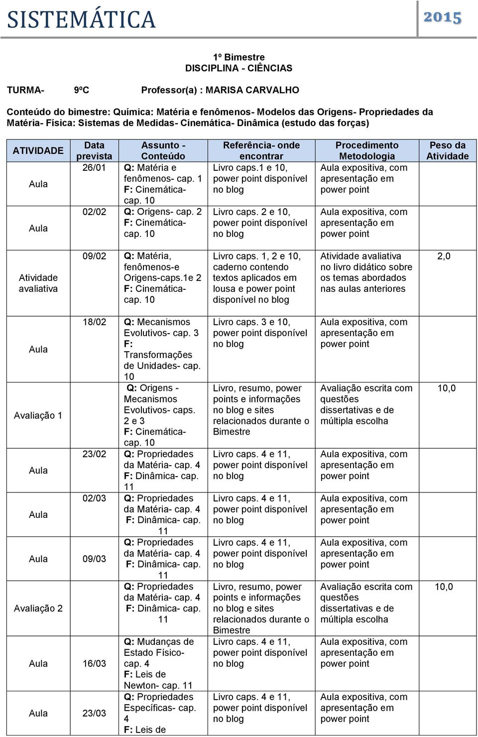 10 Referência- onde encontrar Livro caps.1 e 10, power point disponível no blog Livro caps.