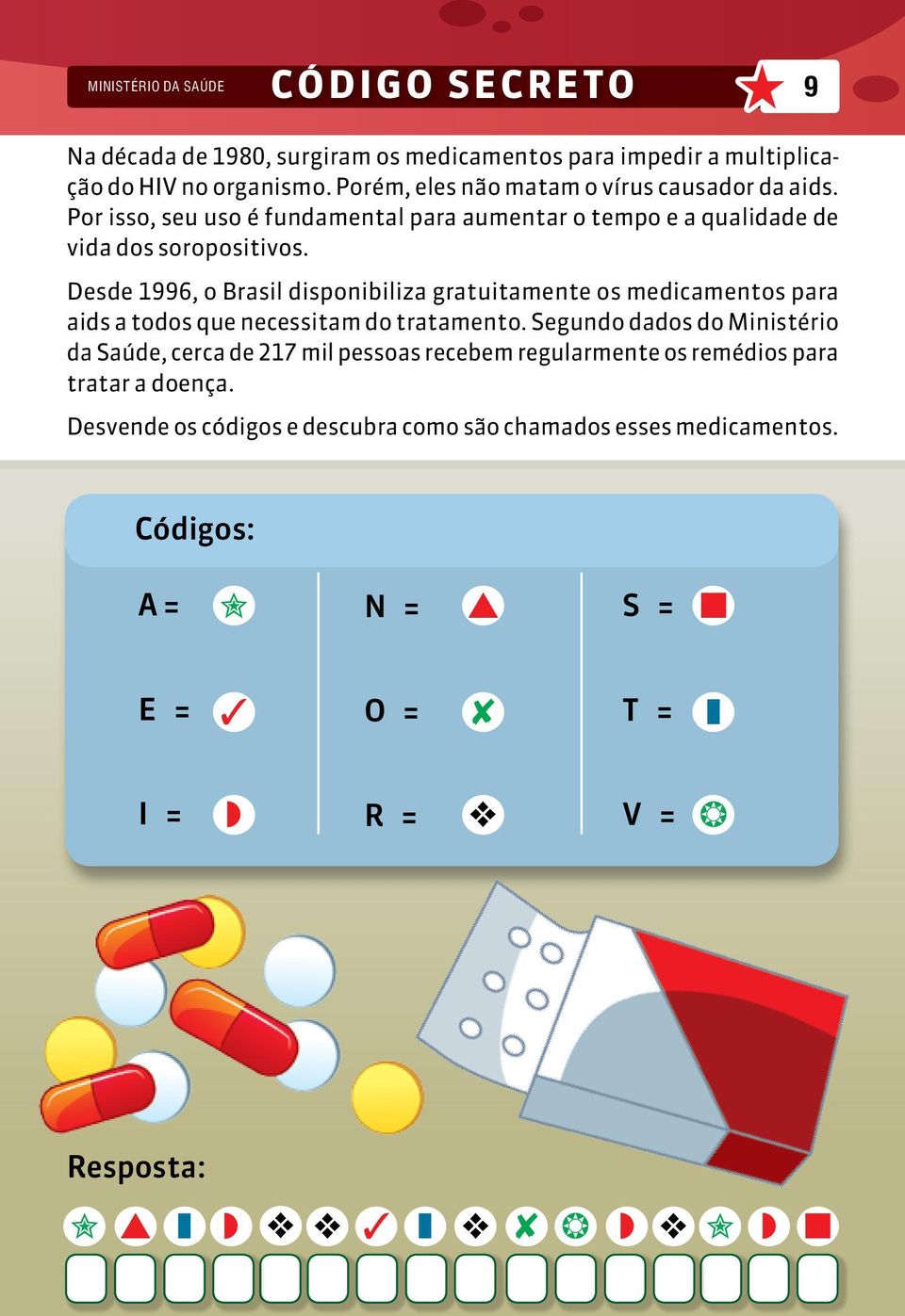 Desde 1996, o Brasil disponibiliza gratuitamente os medicamentos para aids a todos que necessitam do tratamento.