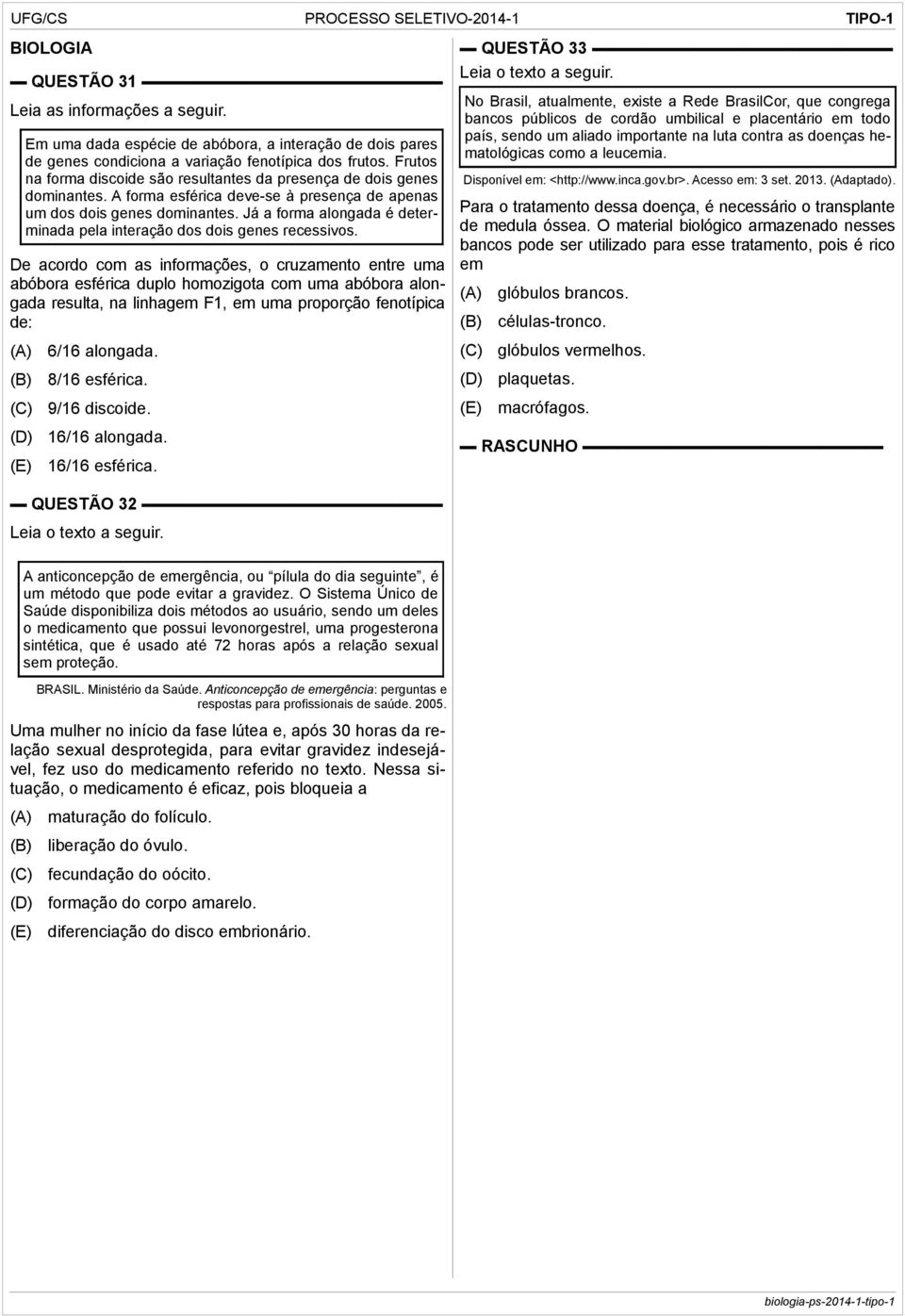 Já a forma alongada é determinada pela interação dos dois genes recessivos.