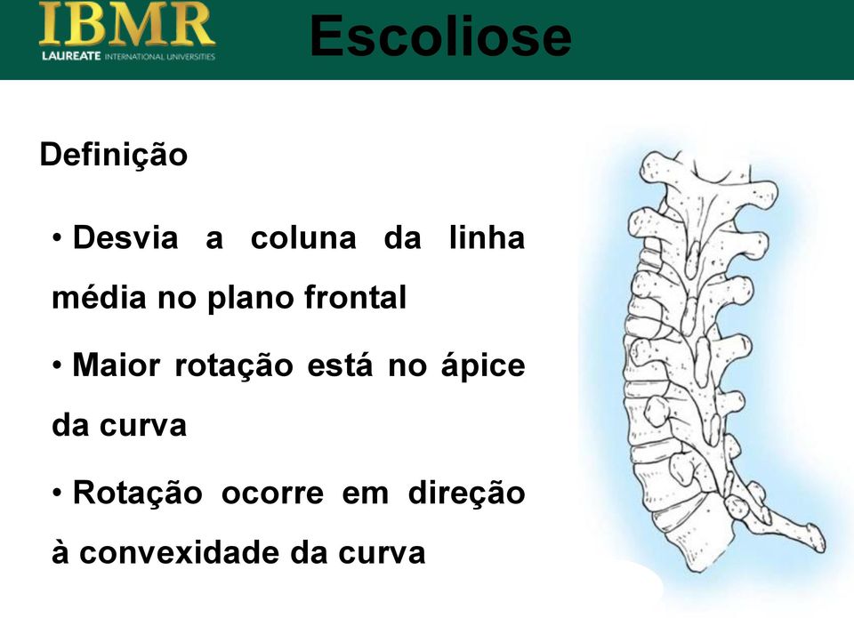 rotação está no ápice da curva Rotação