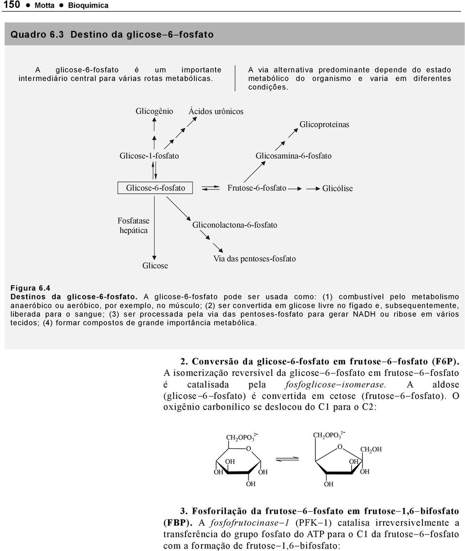 Glicogênio Ácidos urônicos Glicoproteínas Glicose-1-fosfato Glicosamina-6-fosfato Glicose-6-fosfato Frutose-6-fosfato Glicólise Fosfatase hepática Gliconolactona-6-fosfato Glicose Via das