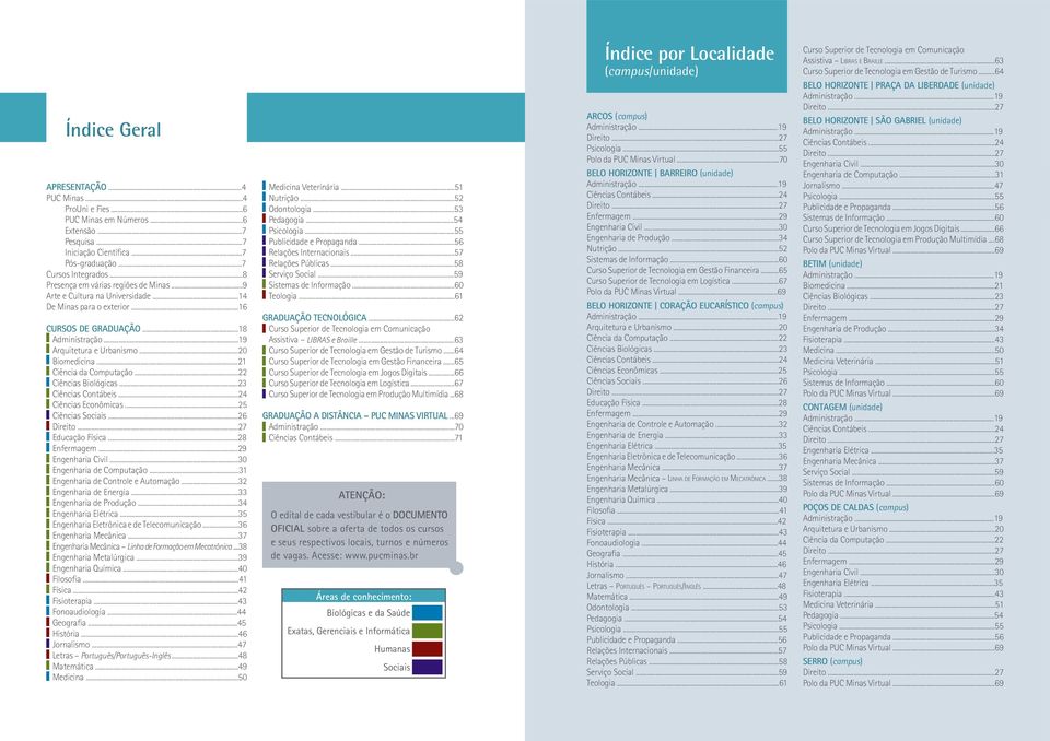 ..30 Superior de Tecnologia em Jogos Digitais...66 Pesquisa...7 Publicidade e Propaganda...56 Engenharia de Produção...34 Superior de Tecnologia em Produção Multimídia...68 Iniciação Científica.