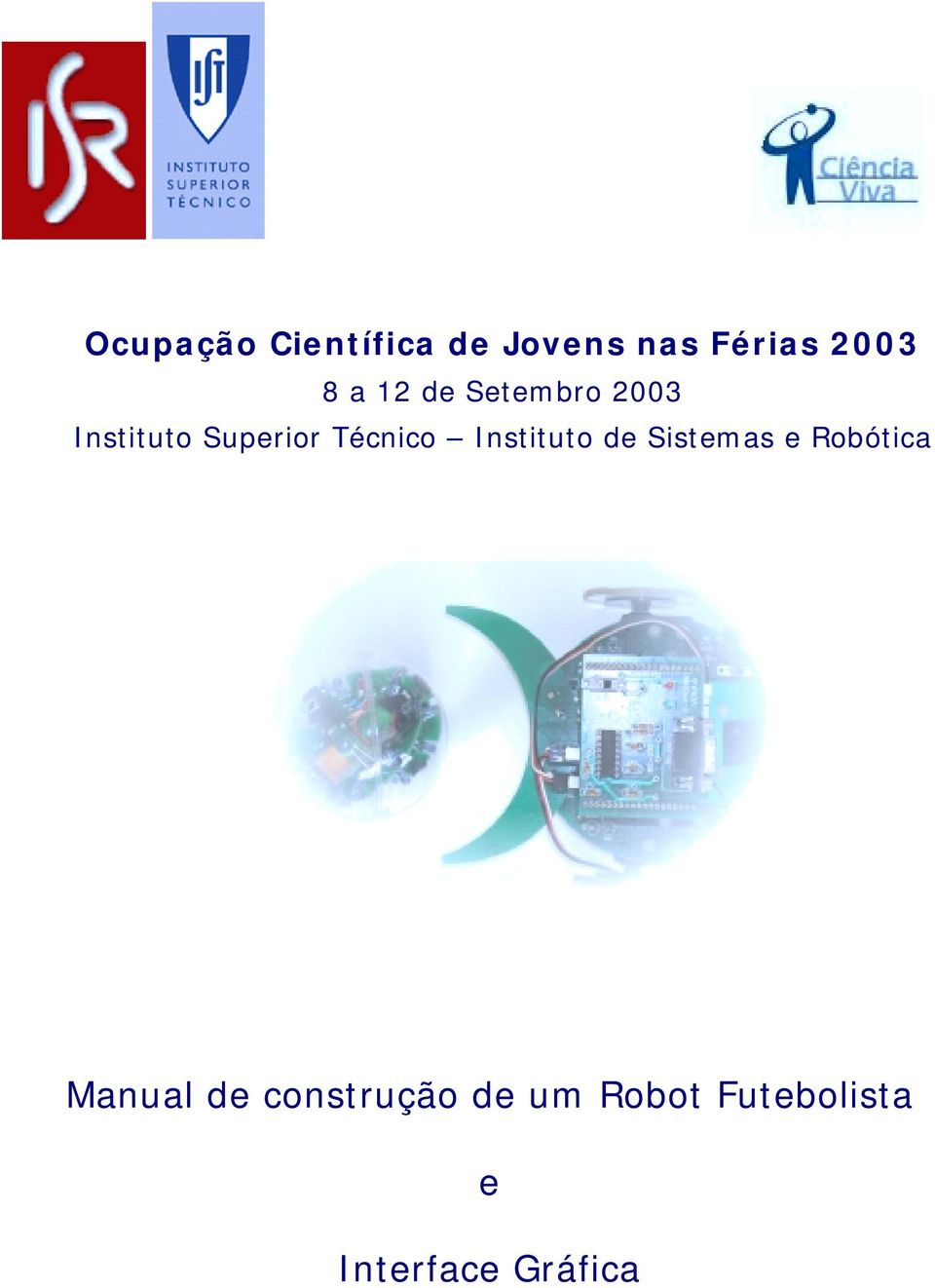 Sistemas e Robótica Manual de