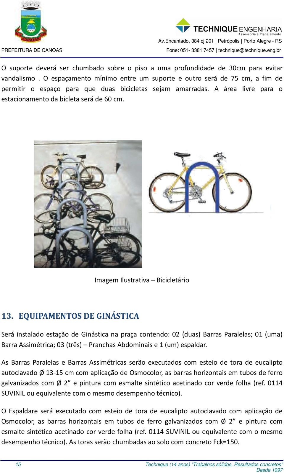 Imagem Ilustrativa Bicicletário 13.