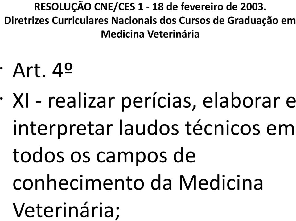 Medicina Veterinária Art.