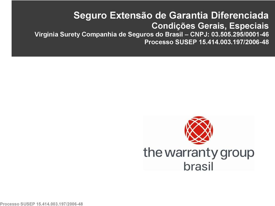 Especiais Virginia Surety