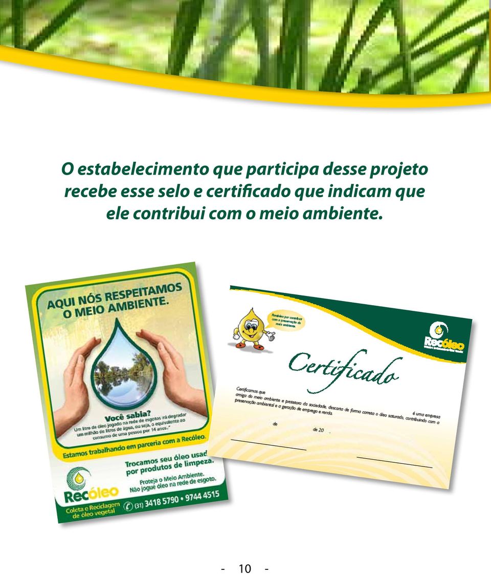 certificado que indicam que ele