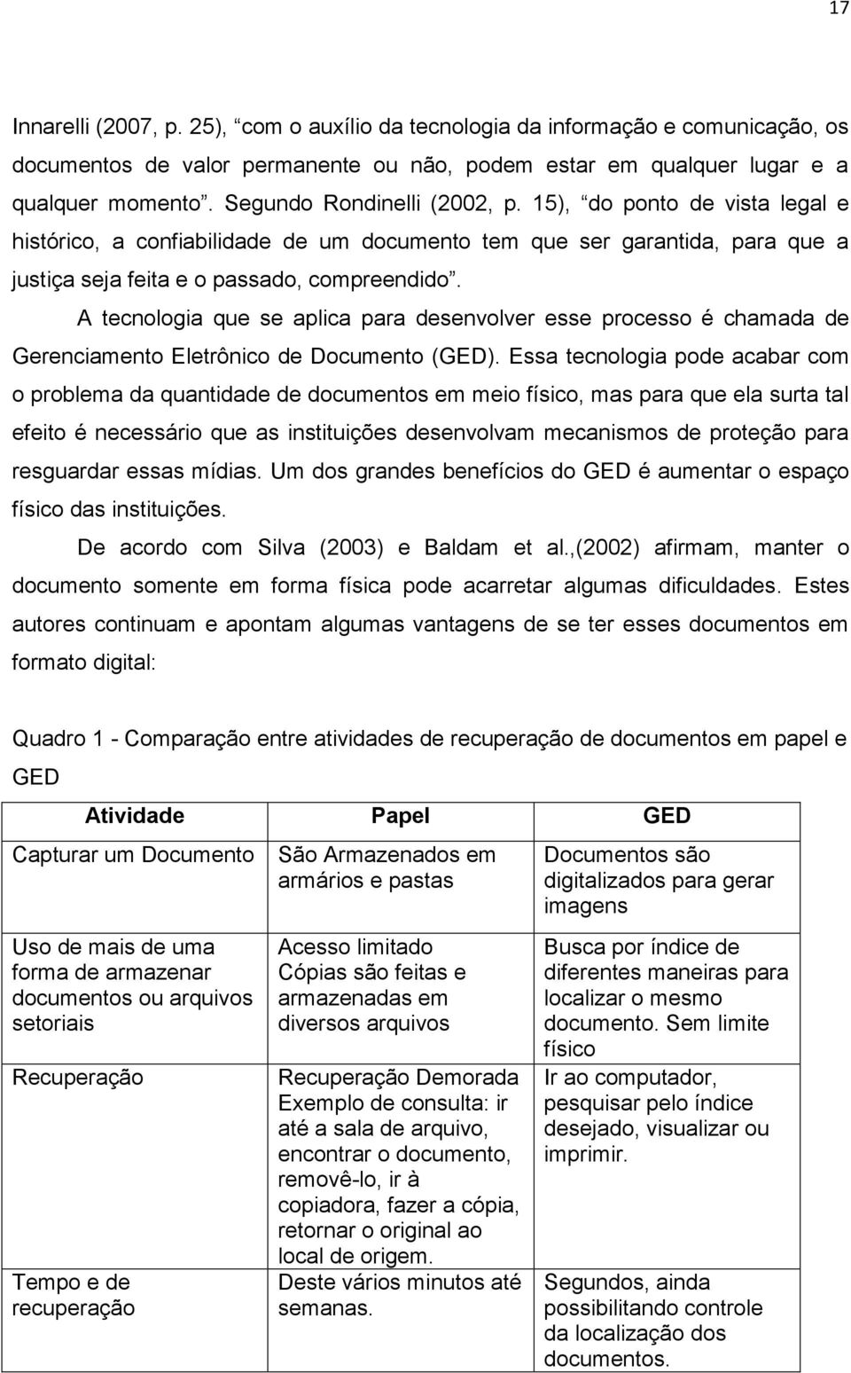 A tecnologia que se aplica para desenvolver esse processo é chamada de Gerenciamento Eletrônico de Documento (GED).