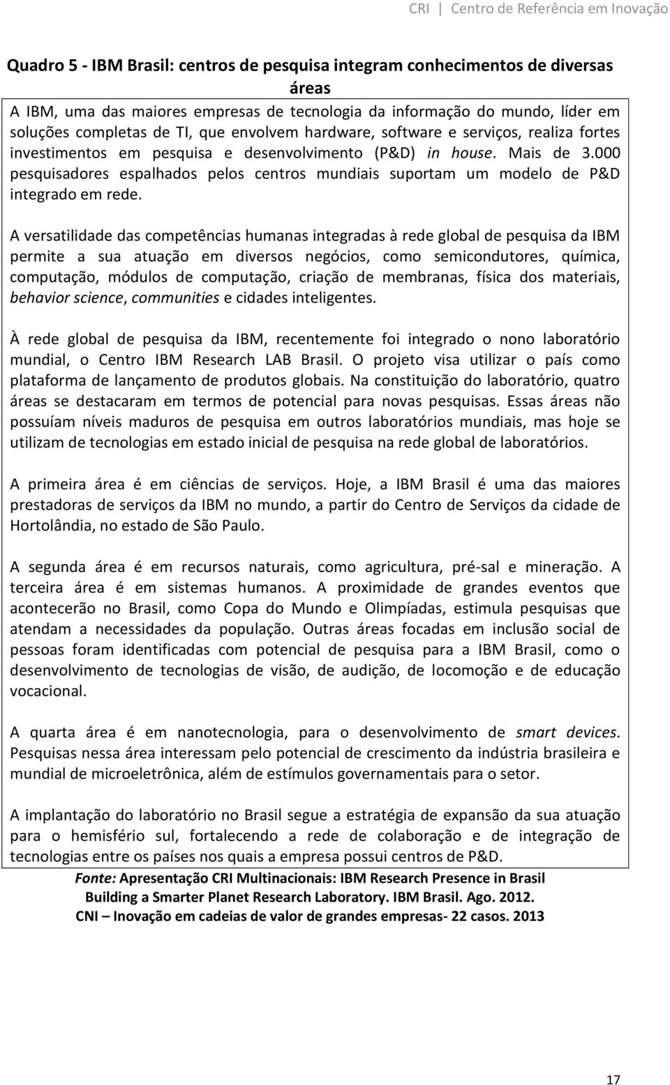 000 pesquisadores espalhados pelos centros mundiais suportam um modelo de P&D integrado em rede.