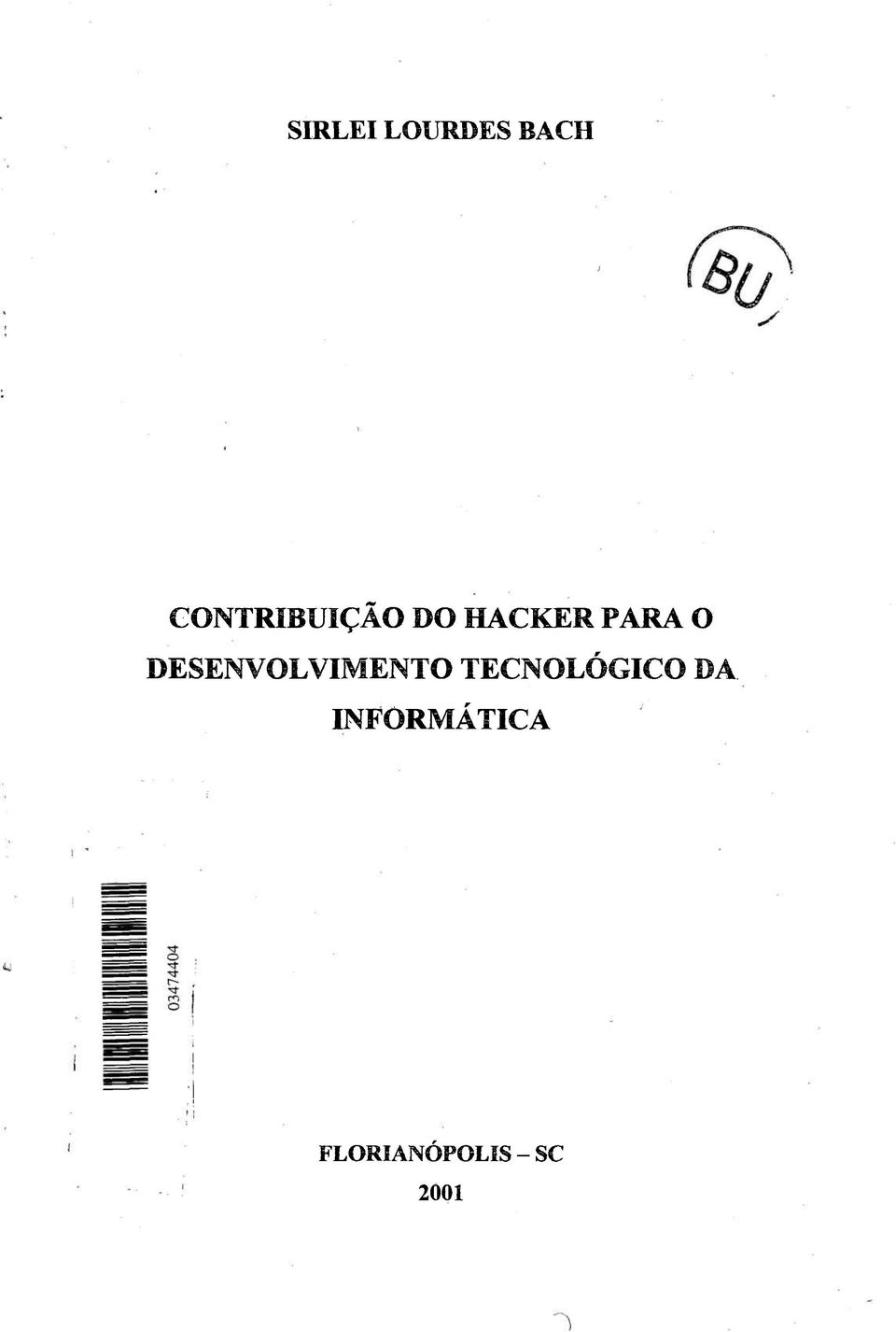 DESENVOLVIMENTO TECNOLÓGICO