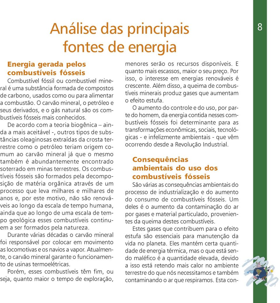 De acordo com a teoria biogênica ainda a mais aceitável -, outros tipos de substâncias oleaginosas extraídas da crosta terrestre como o petróleo teriam origem comum ao carvão mineral já que o mesmo