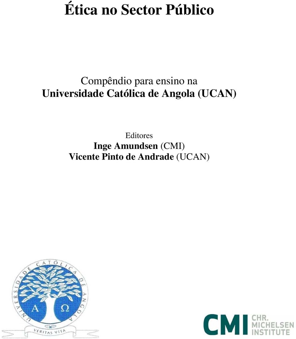 de Angola (UCAN) Editores Inge