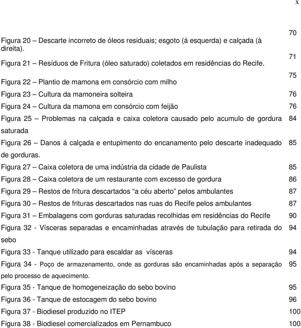 causado pelo acumulo de gordura 84 saturada Figura 26 Danos á calçada e entupimento do encanamento pelo descarte inadequado de gorduras.