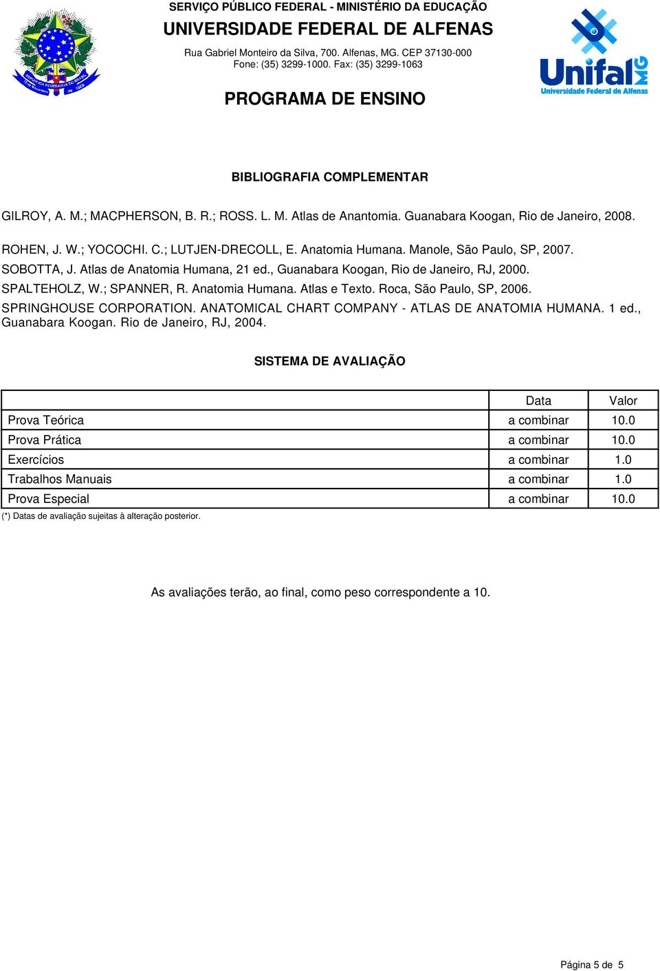 Roca, São Paulo, SP, 2006. SPRINGHOUSE CORPORATION. ANATOMICAL CHART COMPANY - ATLAS DE ANATOMIA HUMANA. 1 ed., Guanabara Koogan. Rio de Janeiro, RJ, 2004.