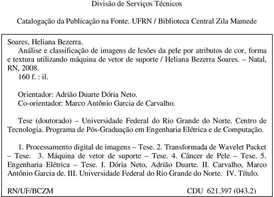 Orientador: Adrião Duarte Dória Neto. Co-orientador: Marco Antônio Garcia de Carvalho. Tese (doutorado) Universidade Federal do Rio Grande do Norte. Centro de Tecnologia.