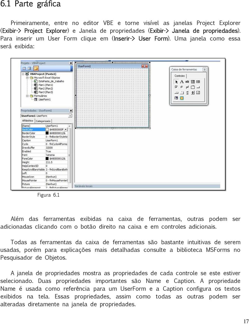 1 Além das ferramentas exibidas na caixa de ferramentas, outras podem ser adicionadas clicando com o botão direito na caixa e em controles adicionais.