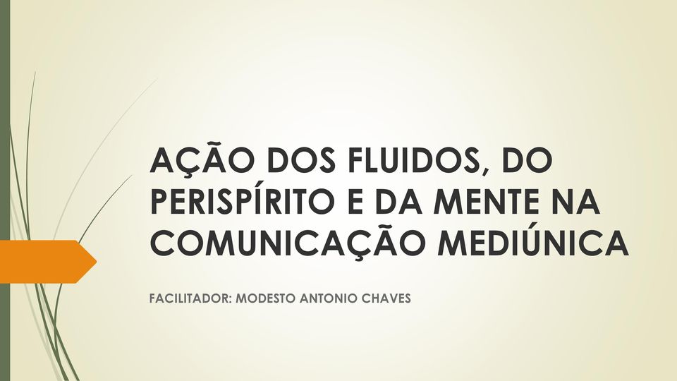 COMUNICAÇÃO MEDIÚNICA