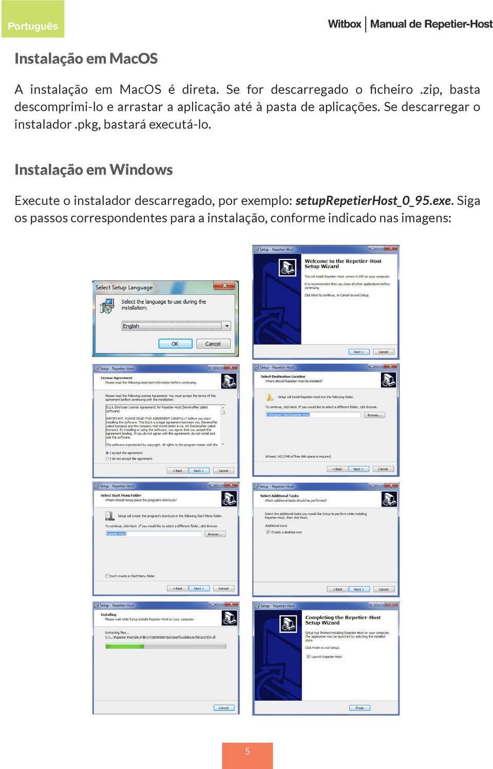 Se descarregar o instalador.pkg, bastará executá-lo.