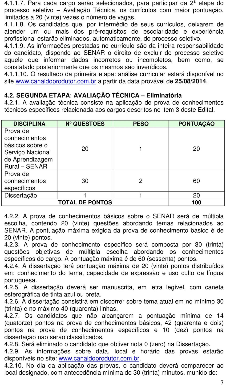 seletivo. 4.1.1.9.