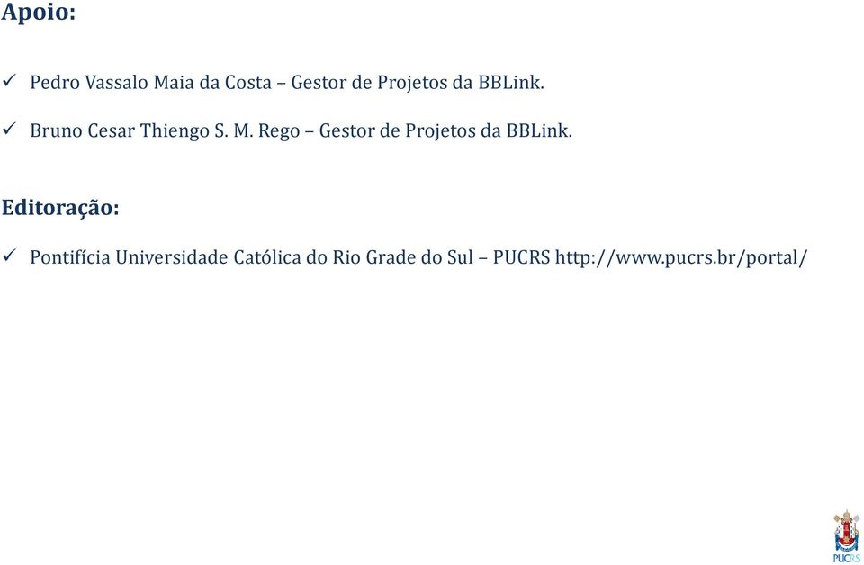 Rego GestordeProjetosdaBBLink.