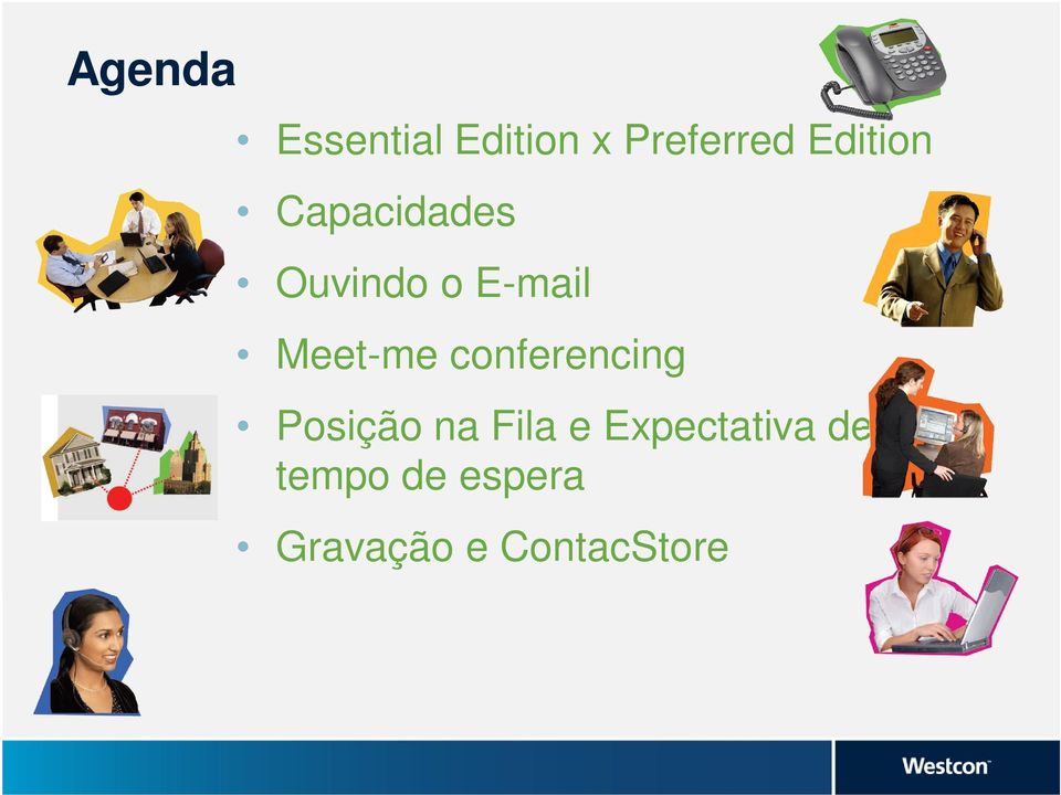 Meet-me conferencing Posição na Fila e