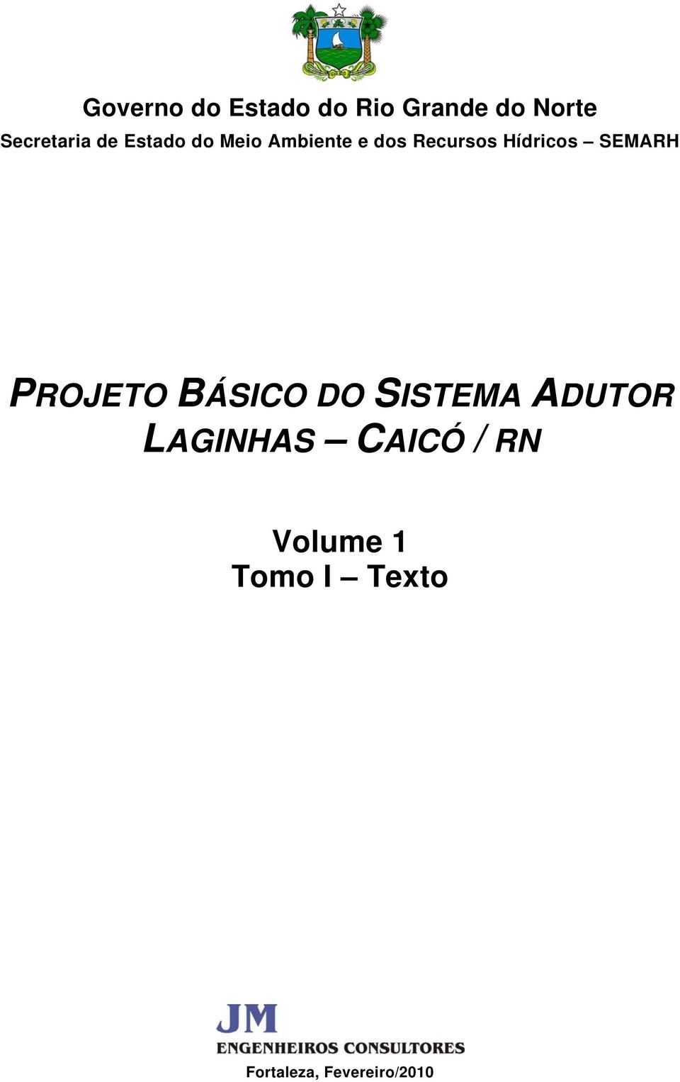 ADUTOR LAGINHAS CAICÓ / RN Volume 1