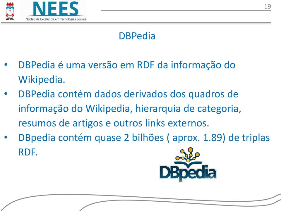 Wikipedia, hierarquia de categoria, resumos de artigos e outros