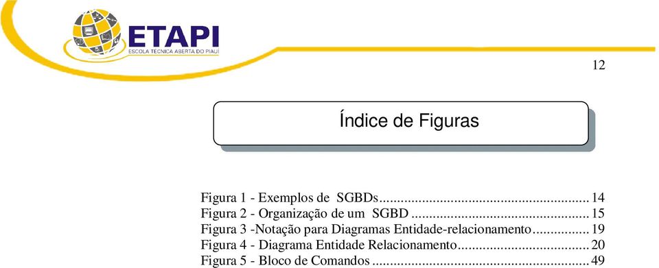 .. 15 Figura 3 -Notação para Diagramas Entidade-relacionamento.