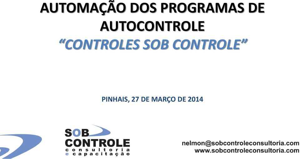 AUTOCONTROLE