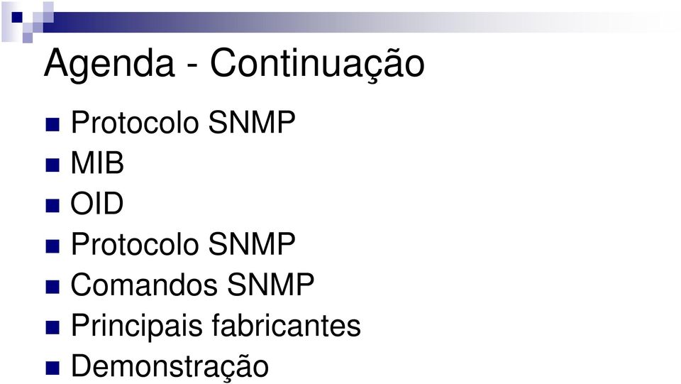Protocolo SNMP Comandos