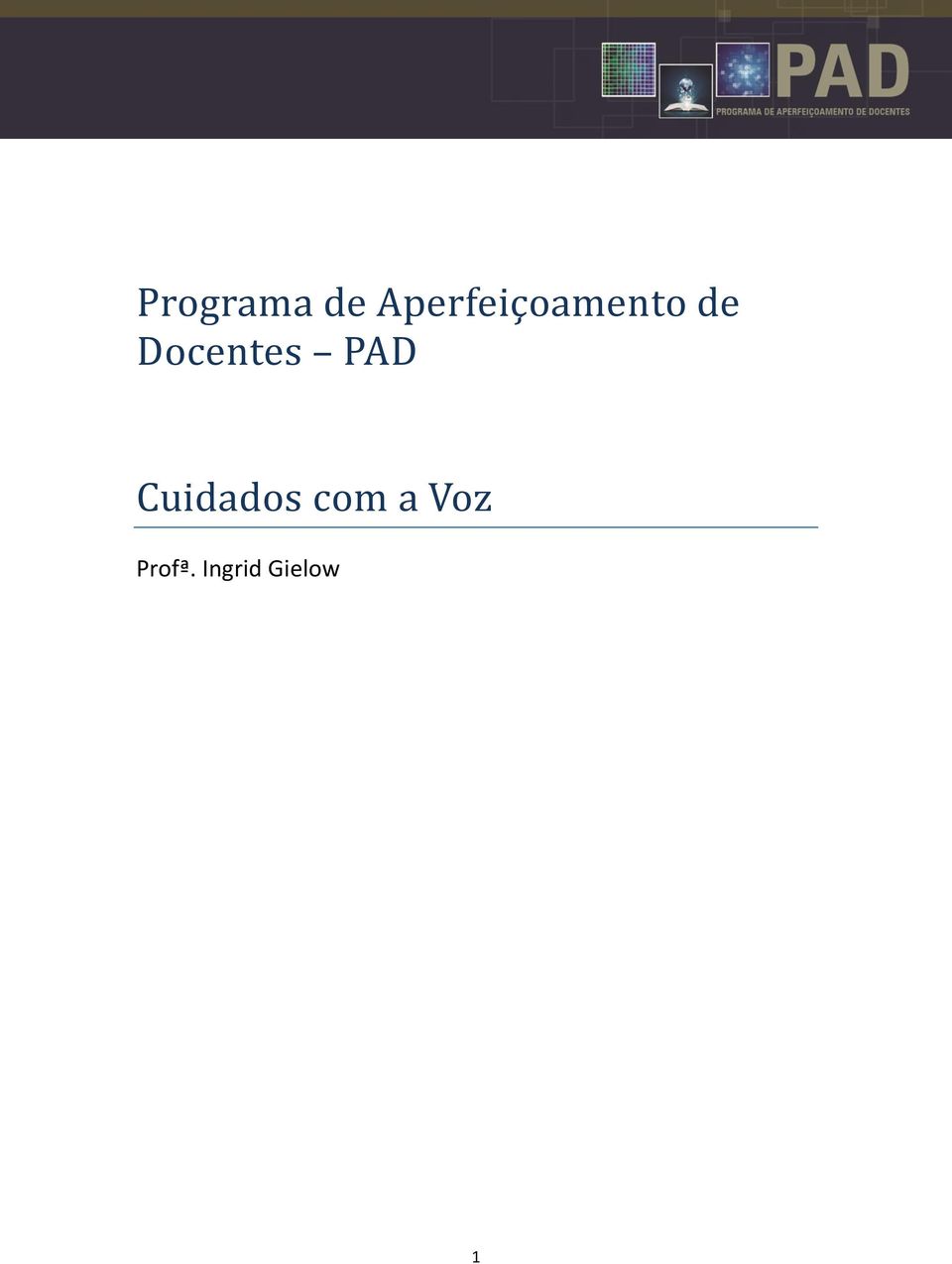 Docentes PAD Cuidados