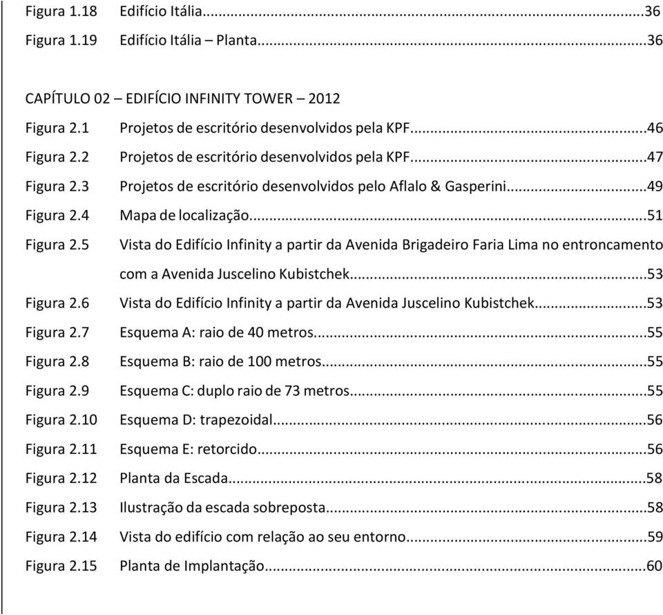 ..47 Projetos de escritório desenvolvidos pelo Aflalo & Gasperini...49 Mapa de localização.