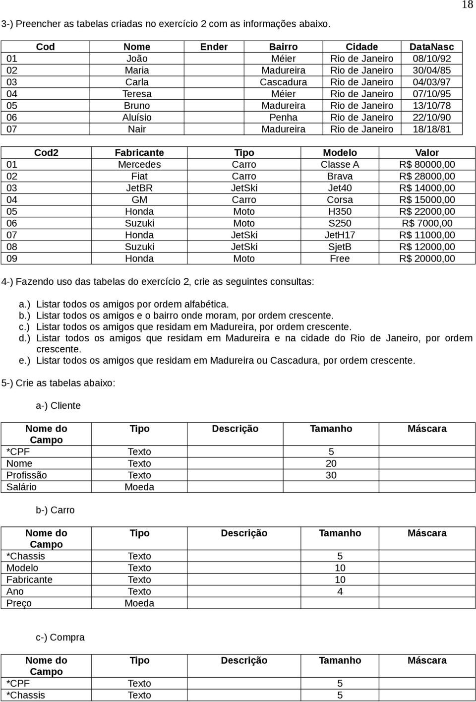 Cascadura Méier Madureira Penha Madureira Cidade Rio de Janeiro Rio de Janeiro Rio de Janeiro Rio de Janeiro Rio de Janeiro Rio de Janeiro Rio de Janeiro Tipo Carro Carro JetSki Carro Moto Moto