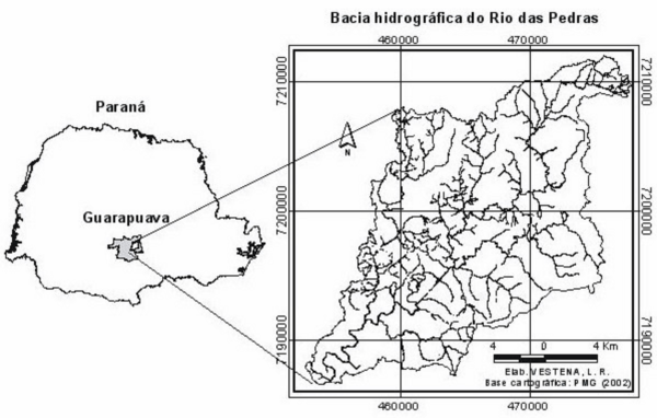 Pedras (BHRP) (análise morfométrica), e realizar um estudo preliminar da eficácia das medidas de controle de sedimentos (caixas de contenção). 2.