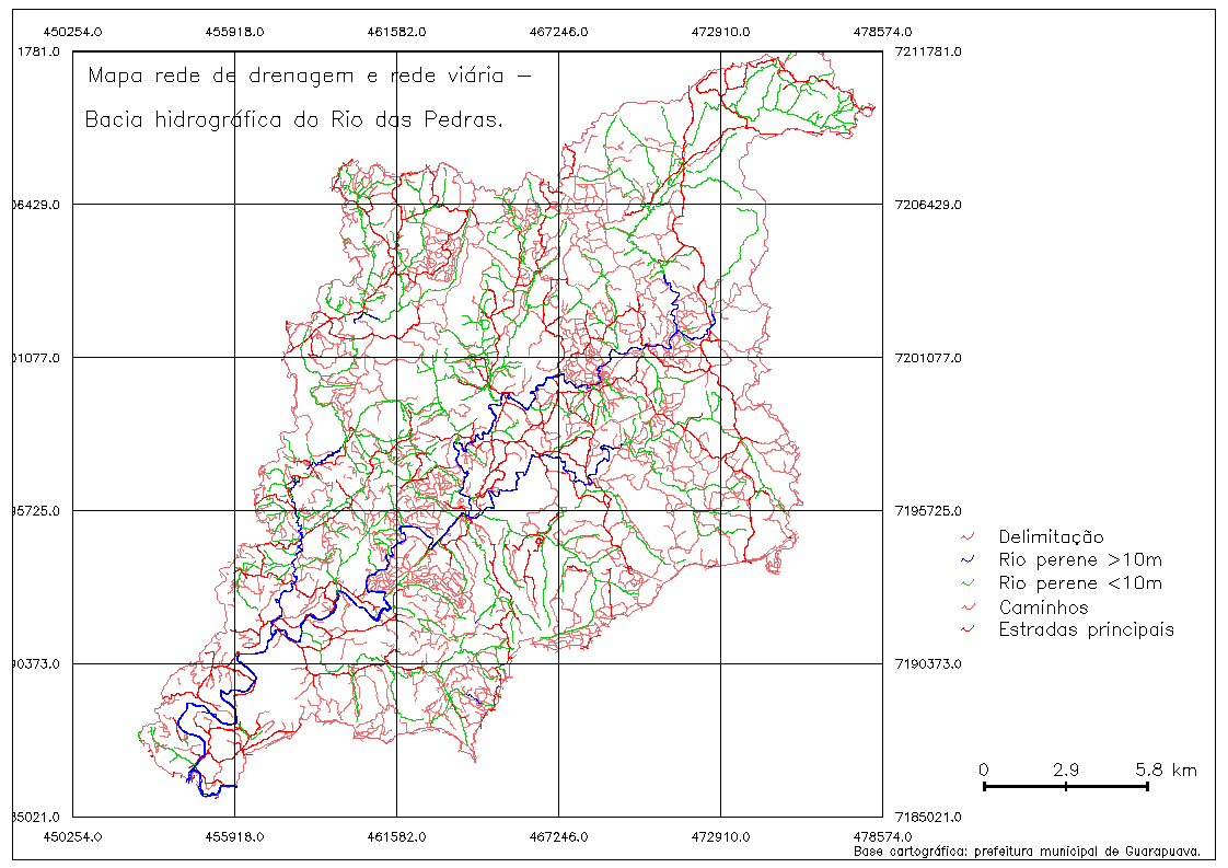 designados de primeira ordem. Os canais de segunda ordem são os que se originam da confluência de dois canais de primeira ordem, podendo ter afluentes também de primeira ordem.