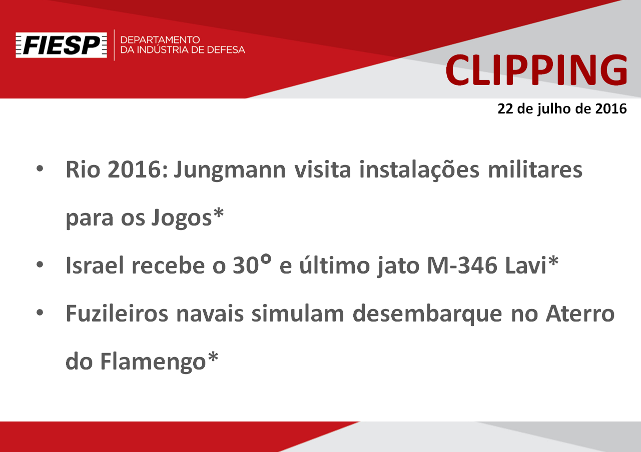 Rio 2016: Jungmann visita instalações militares para os Jogos* O ministro da Defesa, Raul Jungmann, em visita nesta quinta-feira (21) ao Comando de Defesa Setorial (CDS) de Deodoro, afirmou mais uma