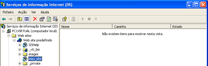 11. É apresentada a janela de permissões para o directório.