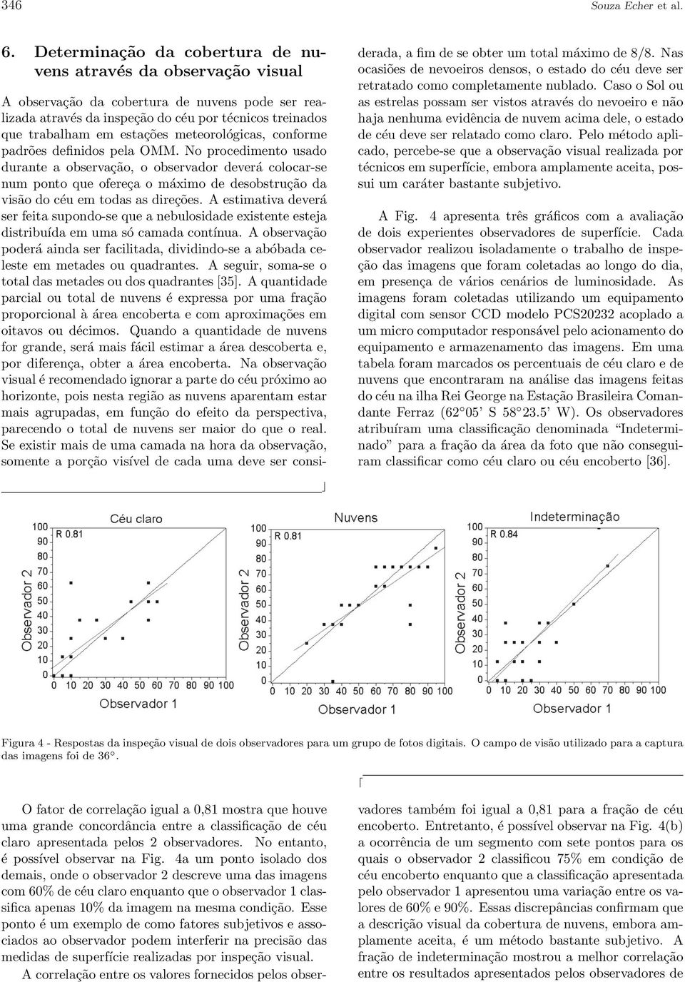 meteorológicas, conforme padrões definidos pela OMM.