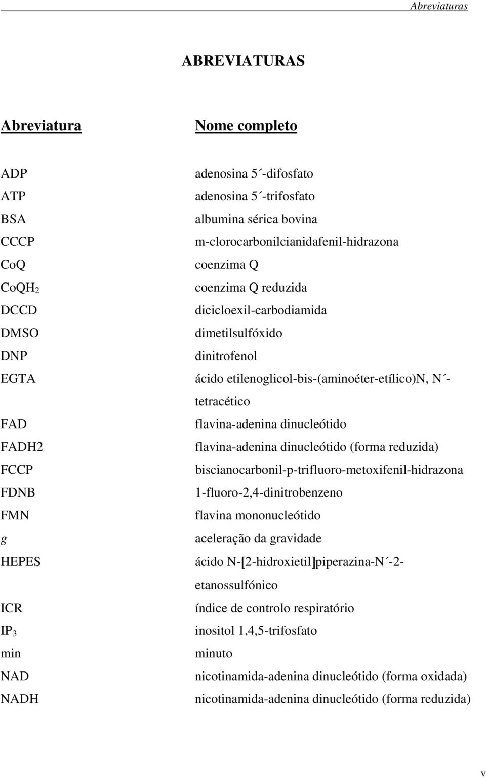 tetracético flavina-adenina dinucleótido flavina-adenina dinucleótido (forma reduzida) biscianocarbonil-p-trifluoro-metoxifenil-hidrazona 1-fluoro-2,4-dinitrobenzeno flavina mononucleótido aceleração