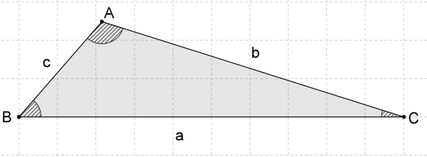 TIGNMETI/GEMETI 4. elções trigonométrics uilires sec θ = + tg θ cossec θ = + cotg θ 5 elções trigonométrics em um triângulo qulquer 5. Lei dos senos b c sen Â sen Bˆ sen Cˆ 5.