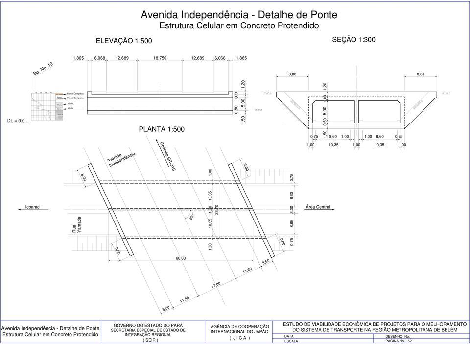 65 10,35 1,00 10,35 1,00 23,70 1,00 8,60 8,60 0,75 Área Central 8,00 0,75 8,00 60.