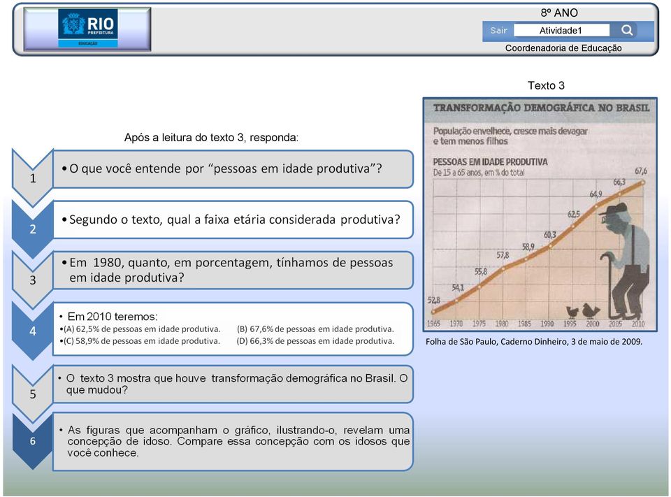 responda: Folha de São