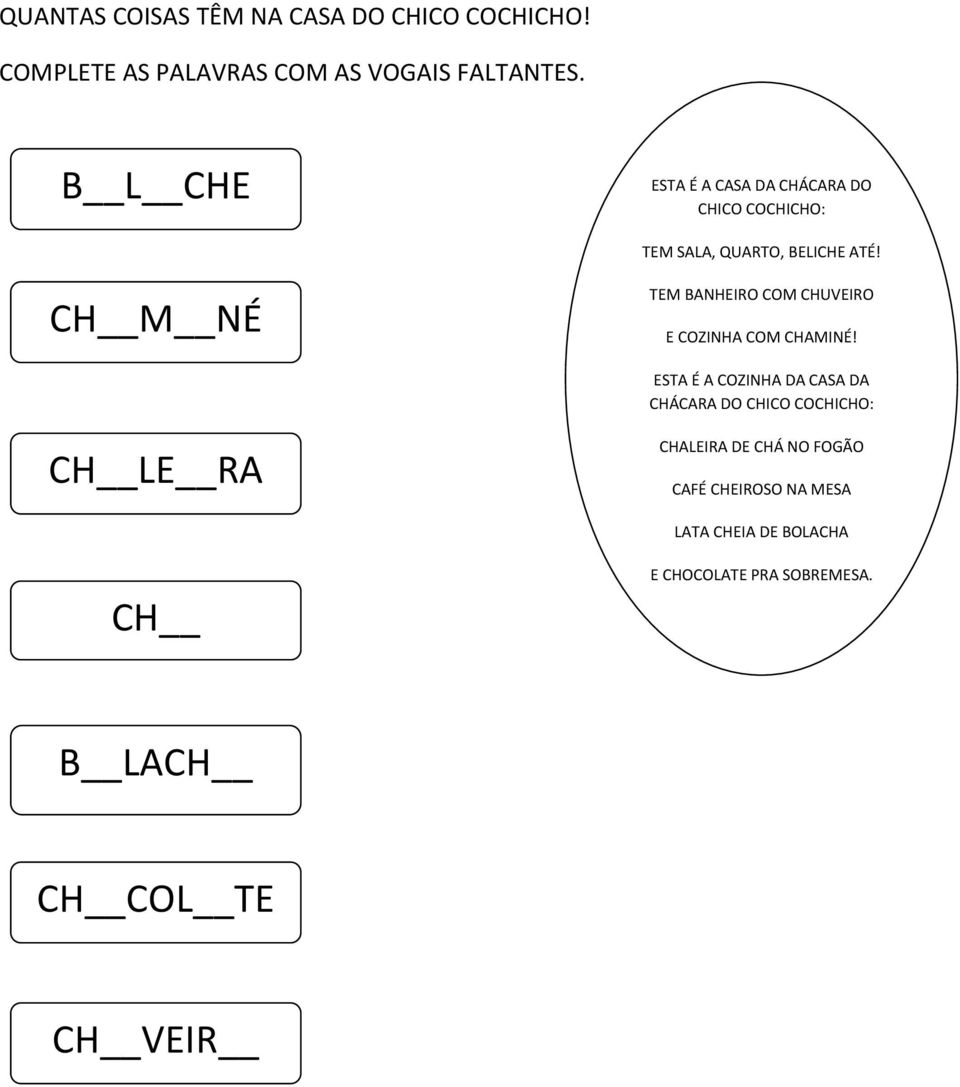 CH M NÉ CH M NÉ CH LE RA TEM BANHEIRO COM CHUVEIRO E COZINHA COM CHAMINÉ!