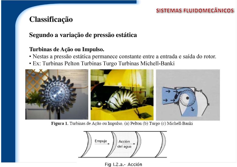 Nestas a pressão estática permanece constante entre a