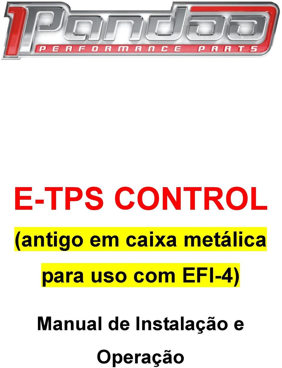 uso com EFI-4) Manual