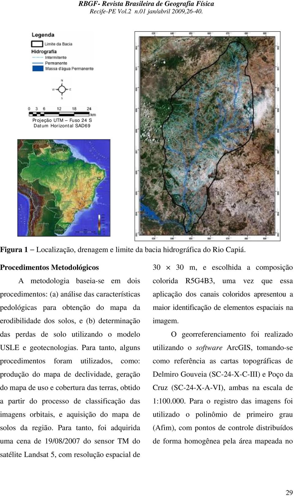 de solo utilizando o modelo USLE e geotecnologias.