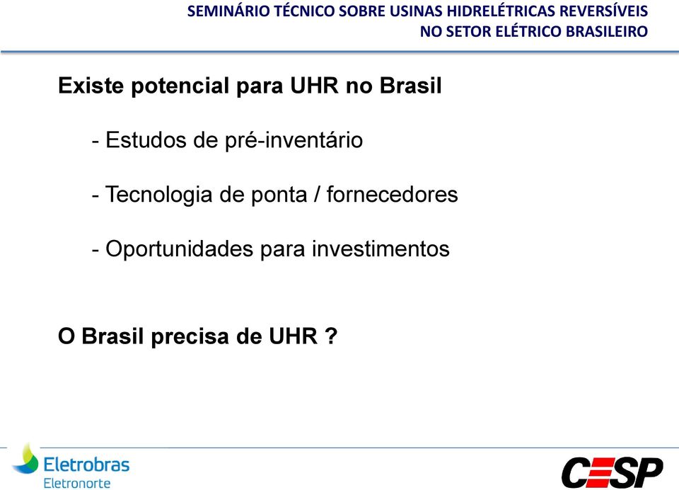 de ponta / fornecedores - Oportunidades