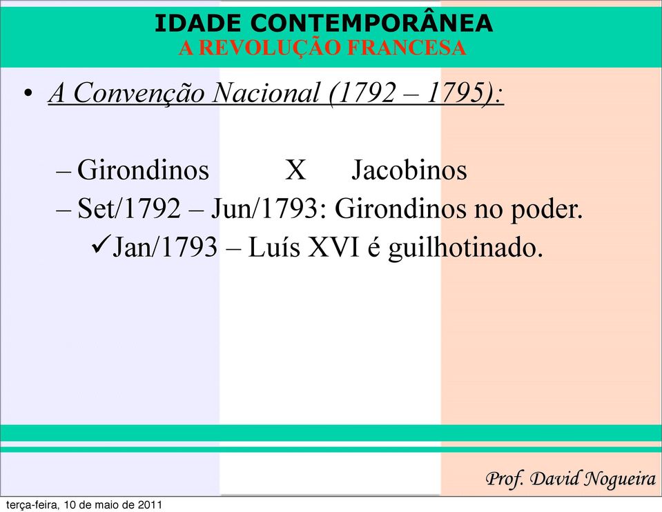 Set/1792 Jun/1793: Girondinos no
