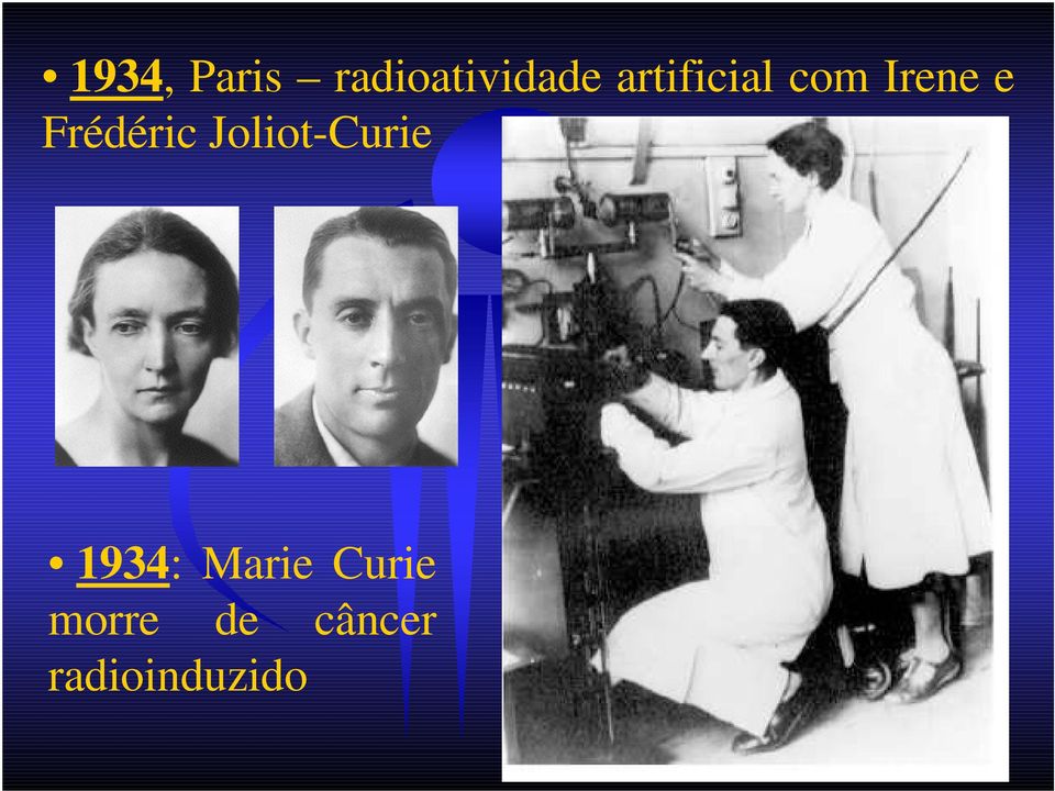 Frédéric Joliot-Curie 1934: